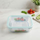 Glass Rectangular Tupperware 1040 ml